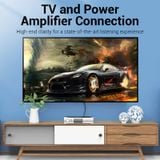  Dây cáp âm thanh chất lượng cao 2-Male to 2-Male RCA VENTION BCMBG (1.5M, RCA Cable) 