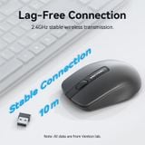  Chuột không dây Vention 3-Button Wireless Computer Mouse with USB Receiver Black - KTBB0 