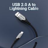  Cáp Sạc MFi USB to Lightning VENTION LAB (2.4A) 