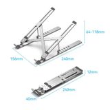  Giá Đỡ Tản Nhiệt Kim Loại Laptop VENTION KDM (Aluminum Alloy Type, 15kg, 6-Adjustable Viewing Angles) 