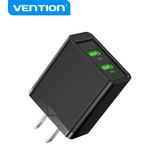  Củ Sạc nhanh 2 Cổng USB Vention FBA Wall Charger (18W/18W) 