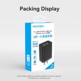  Củ Sạc nhanh 2 Cổng USB Vention FBA Wall Charger (18W/18W) 
