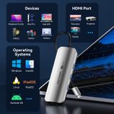  HUB chuyển đa năng Vention 8 Port Expansion Adapter (USB-C to HDMI/USB 3.0 x 3/RJ45/SD/TF/PD Docking Station) 