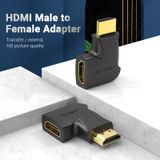  HDMI 90 Degree Male to Female Vertical Flat Adapter for laptop desktop 