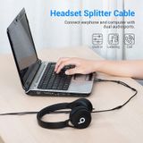  Dây cáp âm thanh chất lượng cao AUX Audio 3.5mm 2 in 1 VENTION BBU 