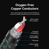  Cáp âm thanh AUX3.5mm siêu bền Vention Cotton Braided 3.5mm Male to Male Audio Cable (Auxiliary 3. 5mm TRS Audio Cable) 