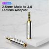  Jack Chuyển Đổi Âm Thanh 2.5mm Male to 3.5mm Female VENTION VAB-S02 