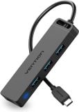  Hub Mở Rộng Kết Nối Đa Năng VENTION TGK (Type-C to USB 3.0*4, with Power Supply) 