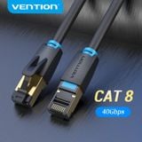  Dây Cáp Mạng Cat.8 VENTION IKC/IKG (40Gbps, Cotton Braided/Flat Cable) 
