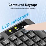  Combo chuột kèm bàn phím không dây Vention Wireless Full-Sized Keyboard and Mouse Combo - KTDB0-EN (with Mouse Pad Black Slim Type - US English Layout) 