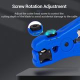  Kềm cắt - tuốt cáp đa năng Vention Coaxial Cable Stripper - KEB (tuốt cáp đồng trục, Shear / Cut / Strip, Screw Adjust, Sharp blade) 