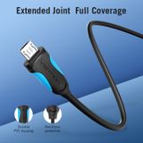  Cáp Sạc Nhanh Micro USB VENTION VAS-A08/VAS-A04 (3A, 480Mbps) 