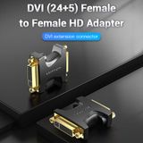  DVI (24+5) Female to Female Adapter for computer/Laptop/TV/Monitor 