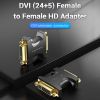  DVI (24+5) Female to Female Adapter for computer/Laptop/TV/Monitor 