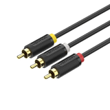  Cáp Âm Thanh Cao Cấp Đầu Bông Sen 3RCA to 3 RCA VENTION BCA (Male to Male) 