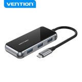 HUB mở rộng đa năng Vention Type C to HDMI/VGA/USB 3.0x3/PD Docking Station - TFJ (PD100W, 4K@30Hz, 5Gbps) 