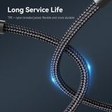  Nylon Braided USB 2.0 C Male to C Male 3A Cable 