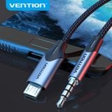  Jack Chuyển Âm Thanh Micro USB to 3.5mm VENTION BDG (Hi-Fi) 