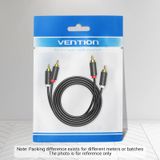  Dây cáp âm thanh chất lượng cao 2-Male to 2-Male RCA VENTION BCMBG (1.5M, RCA Cable) 