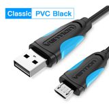  Cáp Sạc Nhanh Micro USB VENTION VAS-A08/VAS-A04 (3A, 480Mbps) 