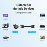  HDMI 270 Degree Male to Female Vertical Flat Adapter for Laptop/Desktop/TV Box 