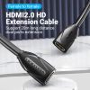  Cáp Nối Dài HDMI Female to Female Extension AAX-BD Vention 4K/60Hz Cable HDMI 2.0 Extender for PS4/3 HDTV Projector 