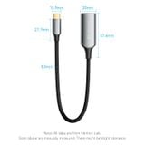  Cáp Chuyển Type-C to HDMI2.0 Female VENTION CREBC 4K@60Hz (4K@60Hz / 2K@120Hz, Cotton Braided, 0.25M) 