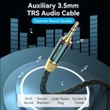  Cáp âm thanh AUX3.5mm siêu bền Vention Cotton Braided 3.5mm Male to Male Audio Cable (Auxiliary 3. 5mm TRS Audio Cable) 