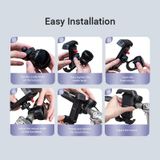  Bộ đế giữ điện thoại dùng cho xe đạp/ Mô tô Vention Quick Lock Bike Phone Mount - KSF (with Knob Black Square ABS Type) 