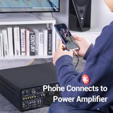  Jack Chuyển Đổi Âm Thanh Type C to 2*RCA VENTION BGV (Male to Female) 