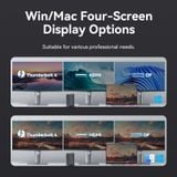  HUB chuyển và mở rộng đa năng Vention 14-in-1 Thunderbolt 4 Docking Station - TPF ( intel Chipset / Thunderbolt 4 Certification/ 40Gbps/ 8K Video Support) 