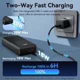  Pin Sạc Dự Phòng VENTION FHP 20000mAh 22.5W (With Type-C + Lightning Built-in Cable) 