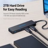  Hub Mở Rộng Kết Nối Đa Năng 4 Ports USB3.0 VENTION CHK (5Gbps, USB3.0 to USB3.0*4) 