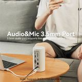  HUB chuyển đa năng Vention 12 in 1 Docking Station - TPH (USB-C to HDMI/VGA/USB 3.1 Gen 1-C/USB 3.0x3/RJ45/SD/TF/TRRS 3.5mm/PD/DC) 