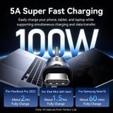  Cáp Sạc Nhanh C to C VENTION TRG 100W (4K@60Hz, USB3.2 Gen2, 10Gbps, 5A) 