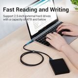  Cáp sạc nhanh C to Micro-B VENTION CQA (2A, Fast Charging Data, 5Gbps) 