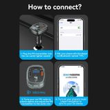  Tẩu Sạc Ô Tô 3 Cổng VENTION FFL 30W (Bluetooth v5.0, C+2A, 30W/18W/5W, with FM Transmitter) 