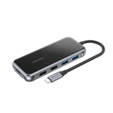  HUB Chuyển Đổi Đa Năng 10-in-1 VENTION TFG (Type C to 1*HDMI, 1*Type-C PD, 1*VGA, 1*RJ45 Gigabit Ethernet, 2*USB3.0, 2*USB2.0, SD/TF) 