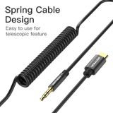  Type-C to 3.5mm Male Spring Audio Cable phone 