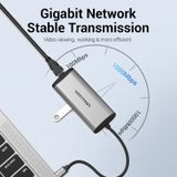  Hub Mở Rộng Kết Nối Đa Năng 9-in-1 VENTION THA (Type-C to HDMI/USB3.0*3/TF/SD/RJ45 1Gbps/3.5mm/PD) 