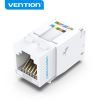  Đầu nối dây cáp điện thoại bàn Vention RJ11 Telephone Toolless Modular Jack White - IRDW0 
