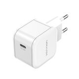  Củ sạc nhanh 1 cổng Type C Vention Fast Charger 20W FEJ (QC 3.0/ PD 3.0/ AFC/FCP Quick charge support) 