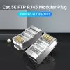  Đầu nối mạng tốc độ cao,  chống nhiểu Vention Cat.5E FTP RJ45 Modular Plug Transparent - IDA 