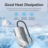  Hub chuyển đa năng Vention 4-in-1 Type C Docking Station (USB-C to HDMI/VGA/USB 3.0/PD, 4K@60Hz Support, PD100W ) 