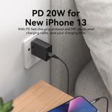  1-port USB-C Wall Charger(20W) US-Plug 