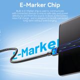  Cáp sạc nhanh C to C 100W Vention Cotton Braided USB 2.0 C Male to C Male 5A Cable 