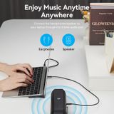  Multi-function USB-C to HDMI/VGA/USB-C Gen 1/USB 3.0x2/USB 2.0/RJ45/SD/TF/TRRS 3.5mm/PD Docking Station 0.25m Gray Metal Type 