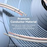  Dây loa chống nhiễu chất lượng cao Vention 2*100 Core Engineering Speaker Cable 100M Transparent - BJA (100 met) 