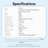  Vention Stylus Pen for iPad with Palm Rejection & Touch Switch White 