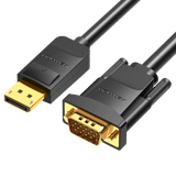  Cáp Chuyển DP to VGA 1080p VENTION HBL (1080p@60Hz) 